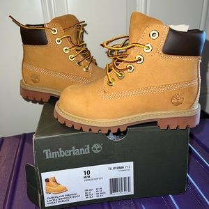 Toddler boys timberland 6inch boots